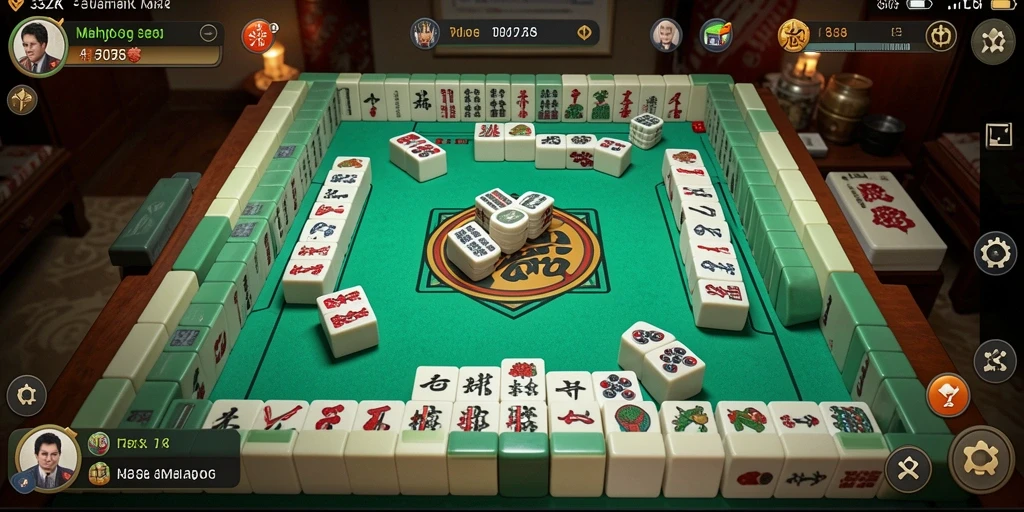 Tampilan gameplay <strong>33ZK</strong> yang menawan dengan ubin Mahjong berwarna-warni.