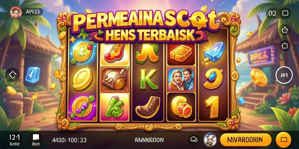 Tampilan gameplay slot API33 yang penuh warna dan mengasyikkan.