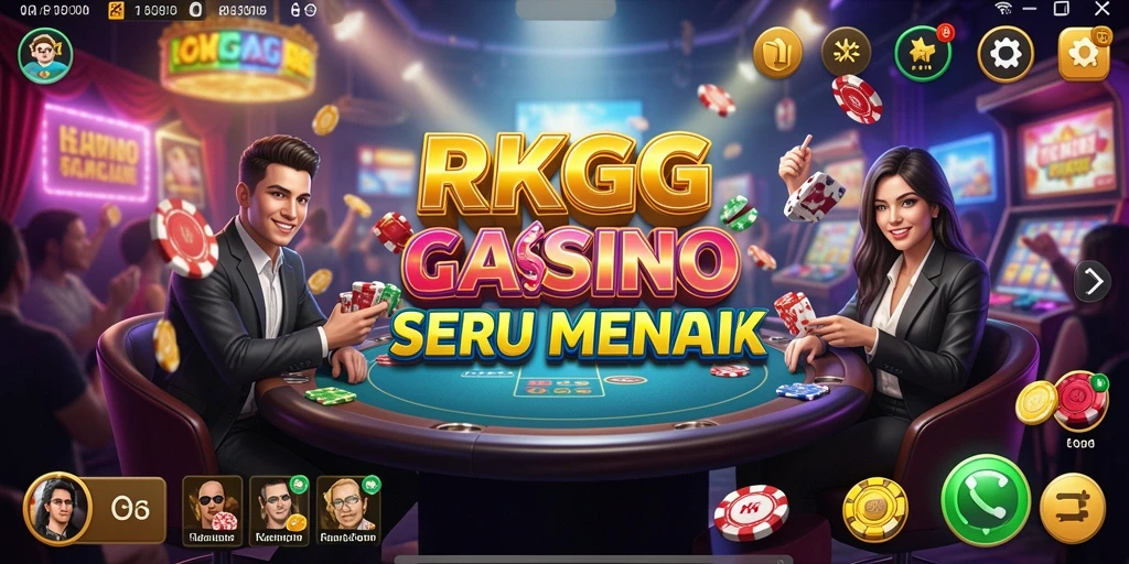 Tampilan menarik dari gameplay Kasino yang mendebarkan.