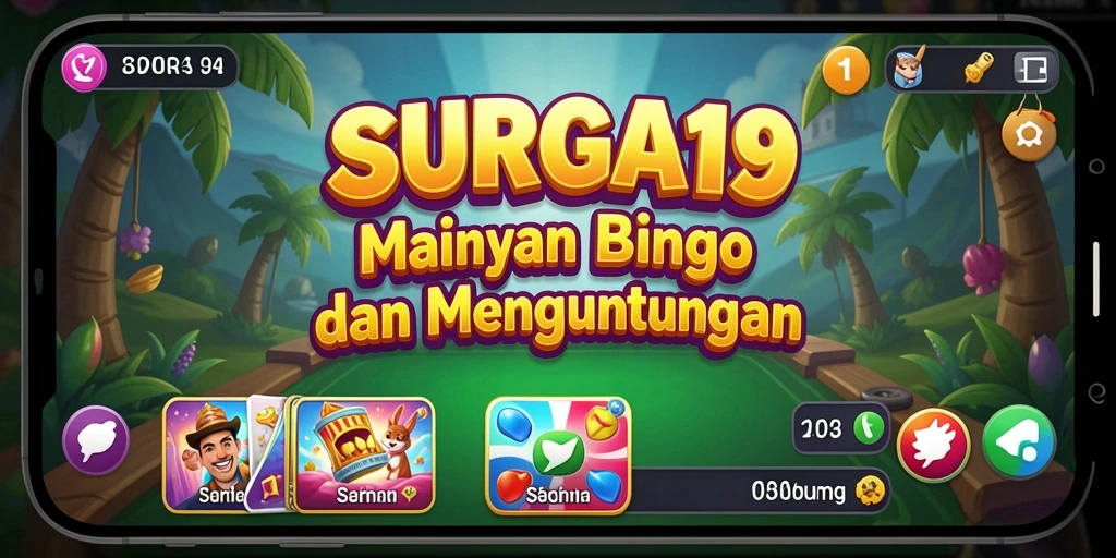Tampilan gameplay seru dari SURGA19 game Bingo